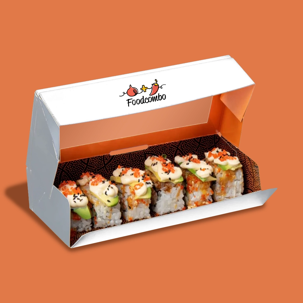 Carousel Custom Sushi Boxes image 1 | The Box Lane